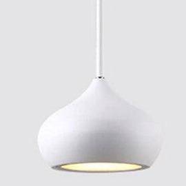 Suspension design à LED ovale de couleurs - vue 5 sur 10
