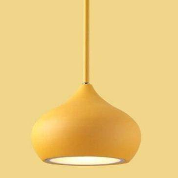 Suspension design à LED ovale de couleurs - vue 10 sur 10