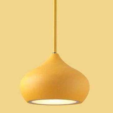 Oval Color LED Design pendant lamp