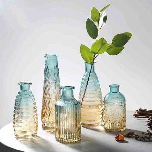 Scandinavian style glass vase