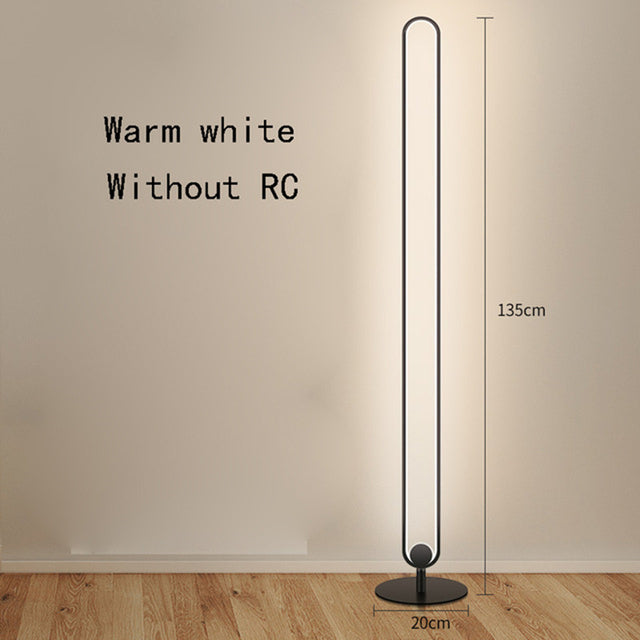 Floor lamp Hevenly minimalist LED industrial in durable metal