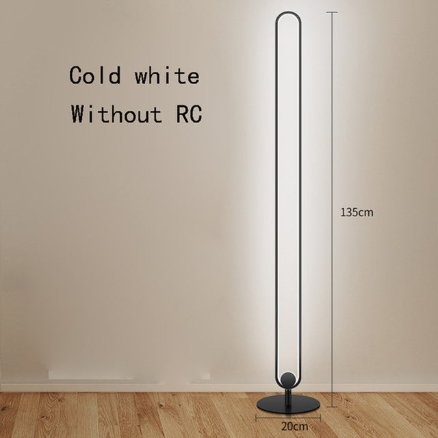 Floor lamp Hevenly minimalist LED industrial in durable metal