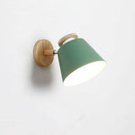 Applique design LED en bois et métal de couleur ajustable