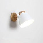 Applique design LED en bois et métal de couleur ajustable
