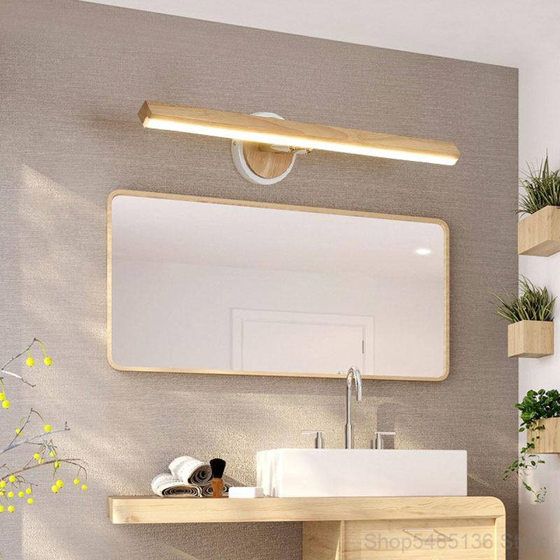wall lamp LED wooden mirror Botimi