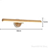 Applique LED à miroir en bois Botimi