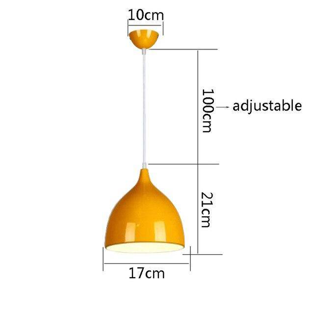 Suspension LED cône arrondi de couleurs Hanging - vue 10 sur 16