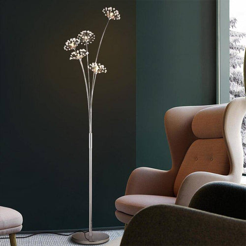 Lampadaire design moderne à LED en forme de fleurs