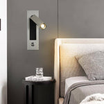 Applique murale design liseuse LED carré Reading