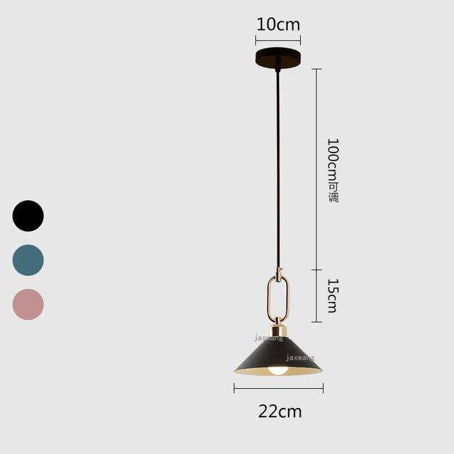 Suspension design LED conique moderne Many
