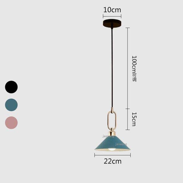 Suspension design LED conique moderne Many