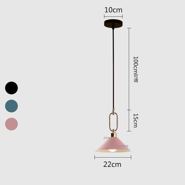 Suspension design LED conique moderne Many