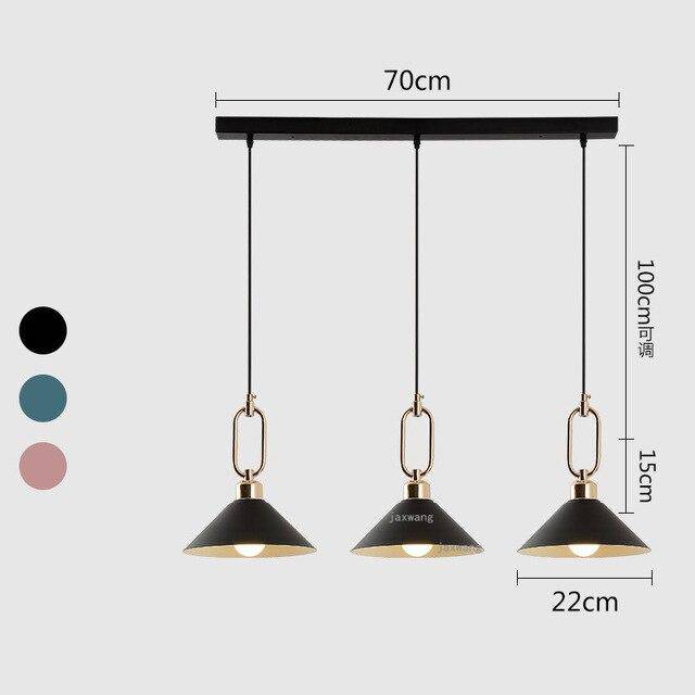 pendant light modern conical LED design Many