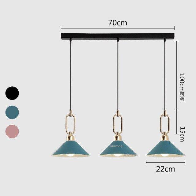 pendant light modern conical LED design Many