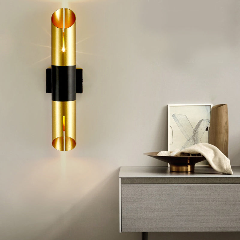 wall lamp LED wall lamp gold cylindrical Vera