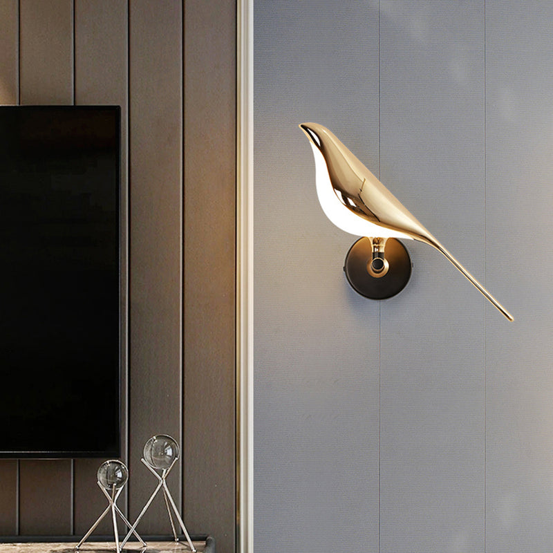 wall lamp Mirari modern sparrow-shaped LED wall lamp