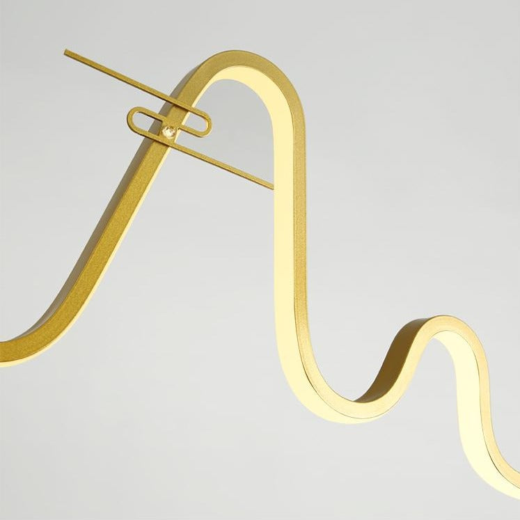 Lustre design à LED en forme de vague Lusteria - vue 8 sur 8