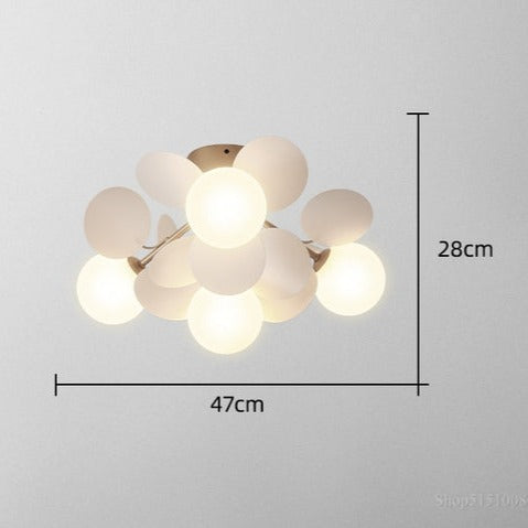 Plafonnier moderne LED coloré pour chambre d'enfant Estel