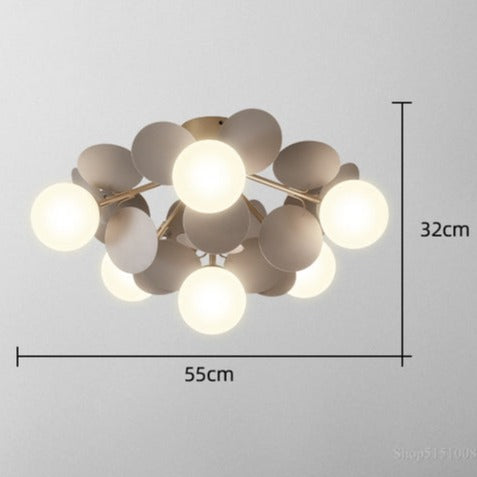 Plafonnier moderne LED coloré pour chambre d'enfant Estel