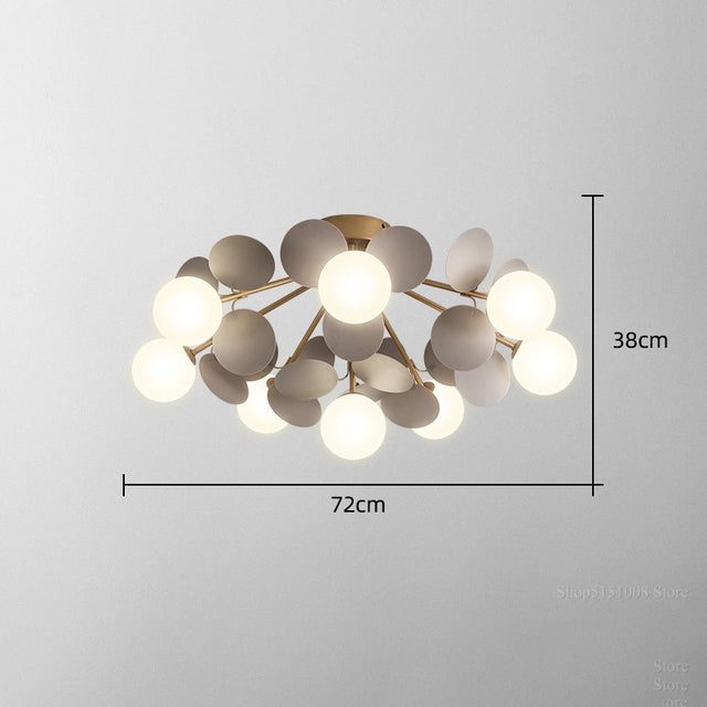 Plafonnier moderne LED coloré pour chambre d'enfant Estel