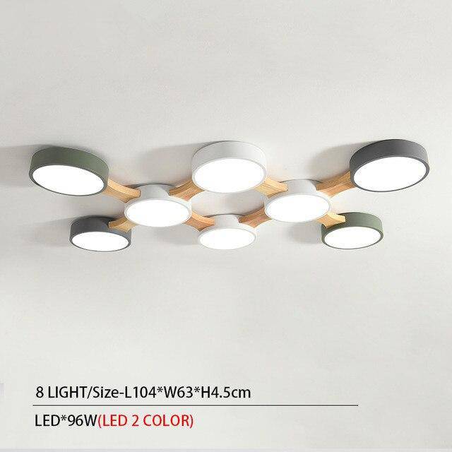 Botimi multi-part round LED ceiling light