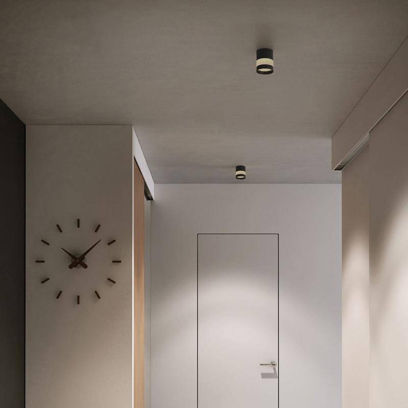 Spot design à LED cylindre en aluminium Loft
