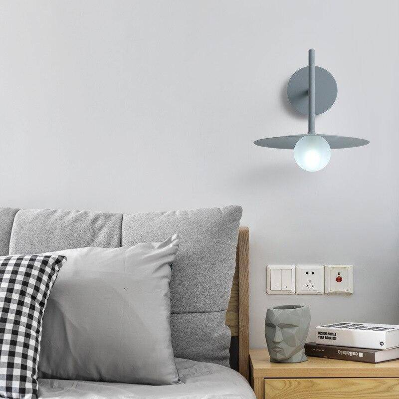 wall lamp Metal LED design wall lamp with lampshade and Loft glass ball