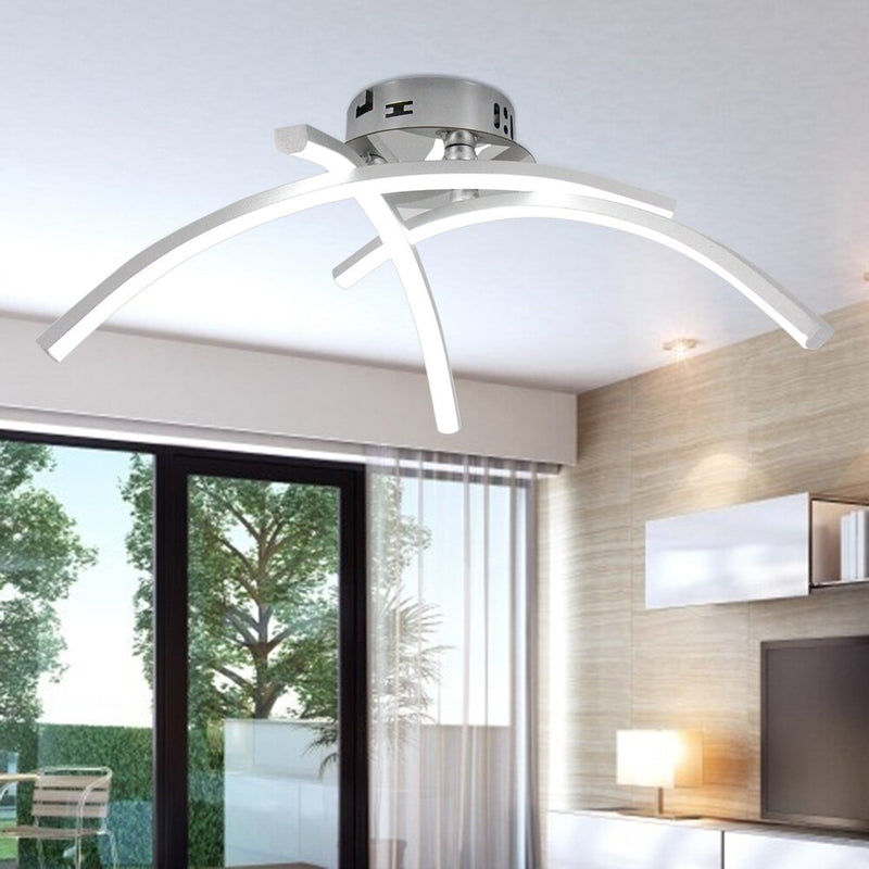 Plafonnier design industriel led avec barre lumineuse warren