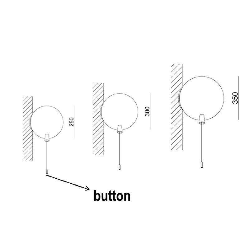 Applique design en forme de ballon colorés (plusieurs couleurs)