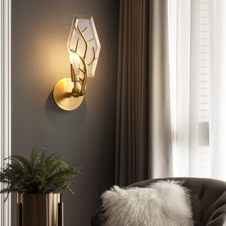 Applique murale moderne LED en forme de feuille Lifya