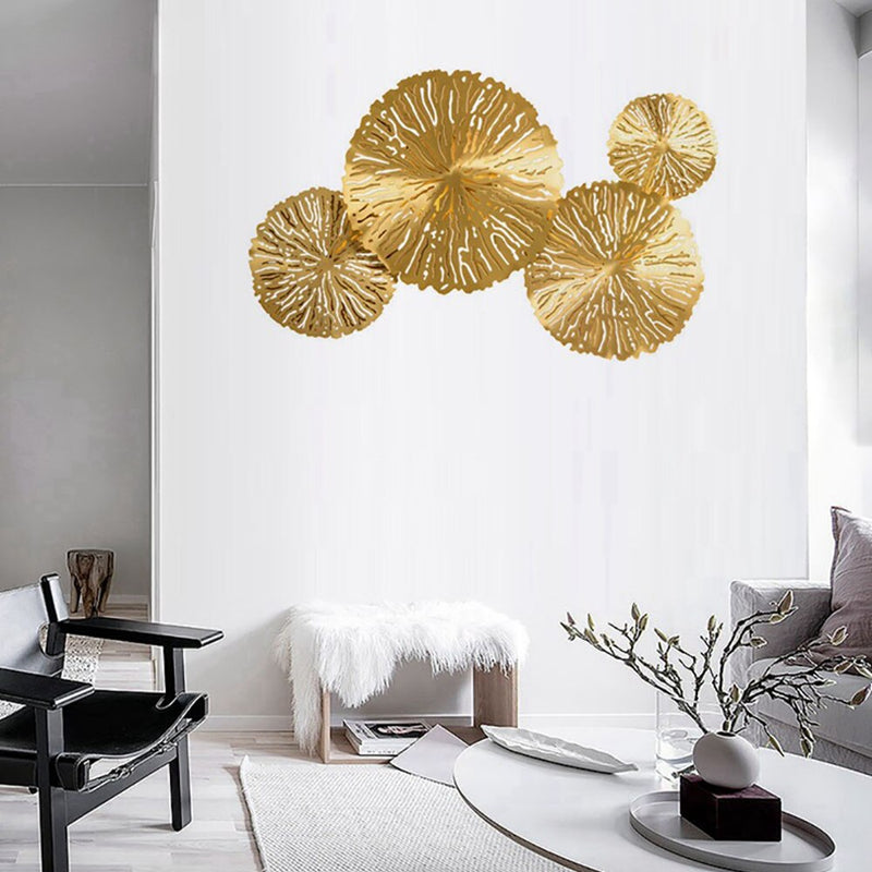 Applique murale moderne LED en forme de feuille de lotus Idda