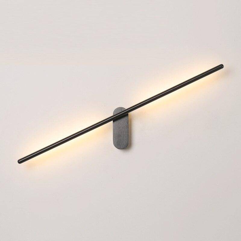 Lámpara de pared design LED con tubo largo de aluminio Lujo
