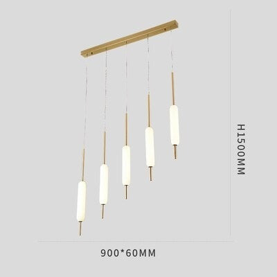 Lustre moderne avec plusieurs lumières suspendues Ritta - vue 12 sur 11