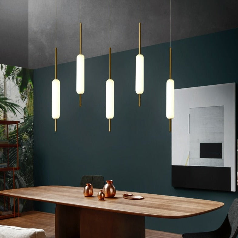Lustre moderne avec plusieurs lumières suspendues Ritta - vue 4 sur 11