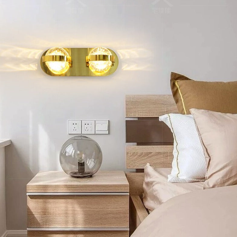 wall lamp modern spherical wall with bubble effect