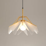 pendant light modern LED lampshade with triangular petals Andrea