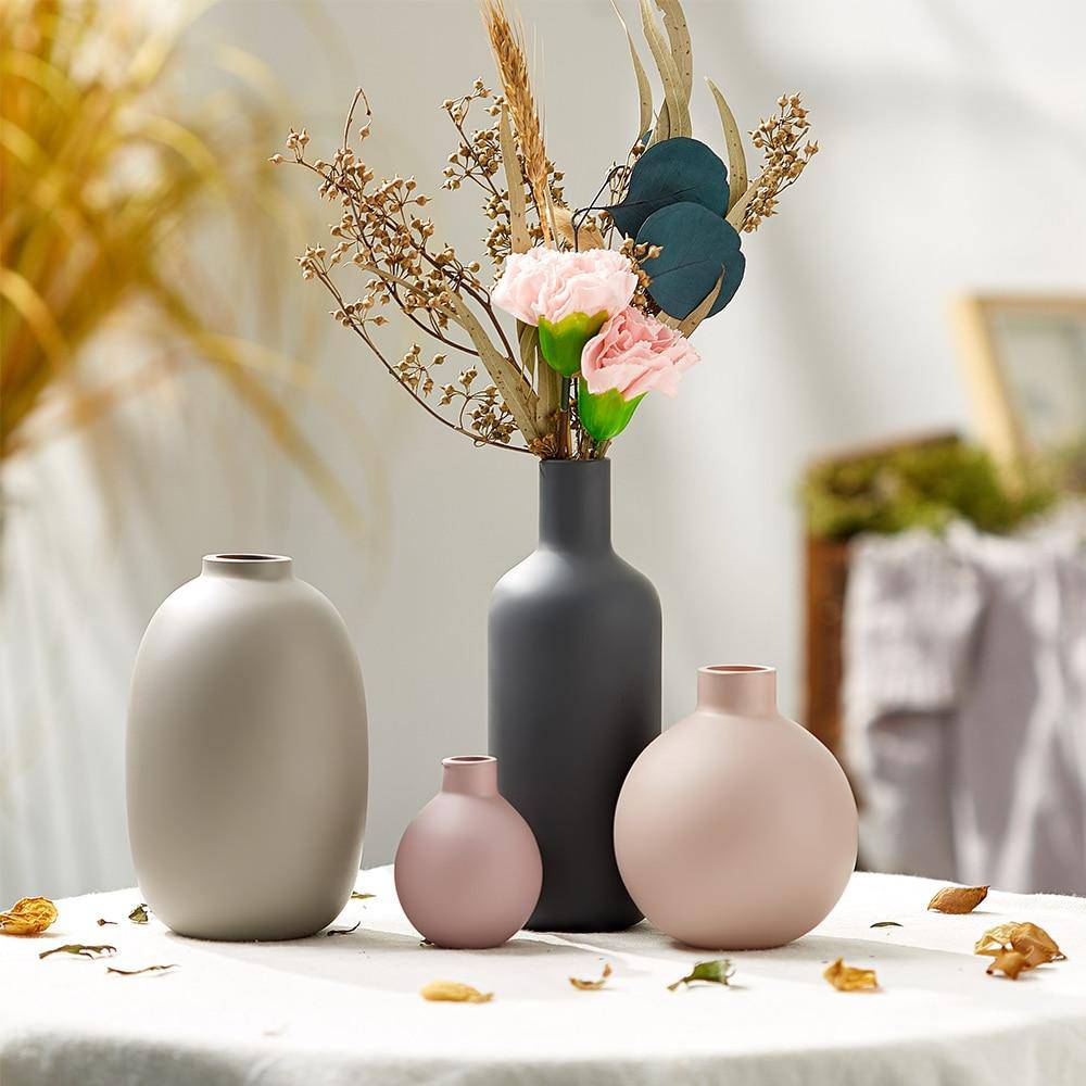Vase design en céramique colorée Creative - vue 4 sur 10