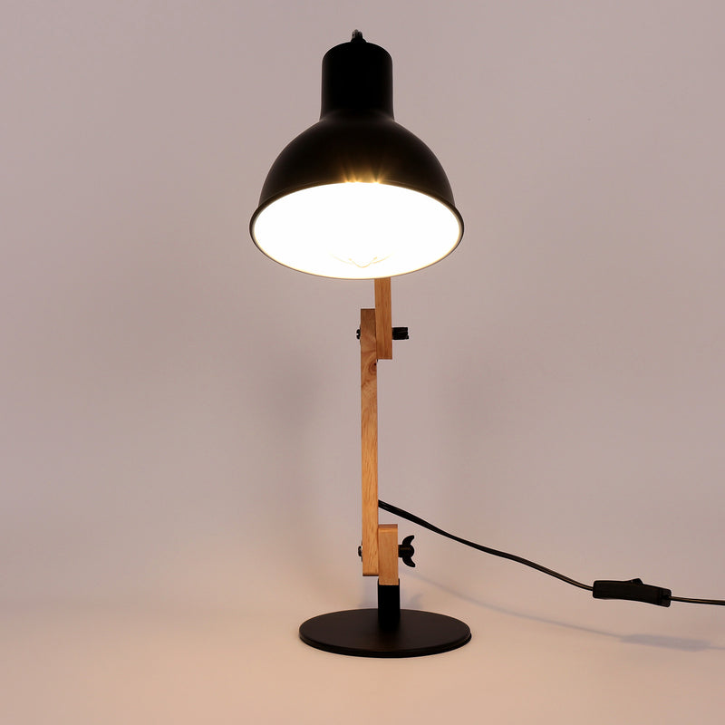 Lampe de bureau moderne en bois articulée Vaz