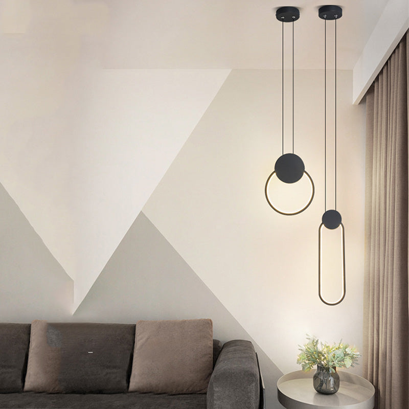 Lámpara de suspensión design Oryna geométrica minimalista LED
