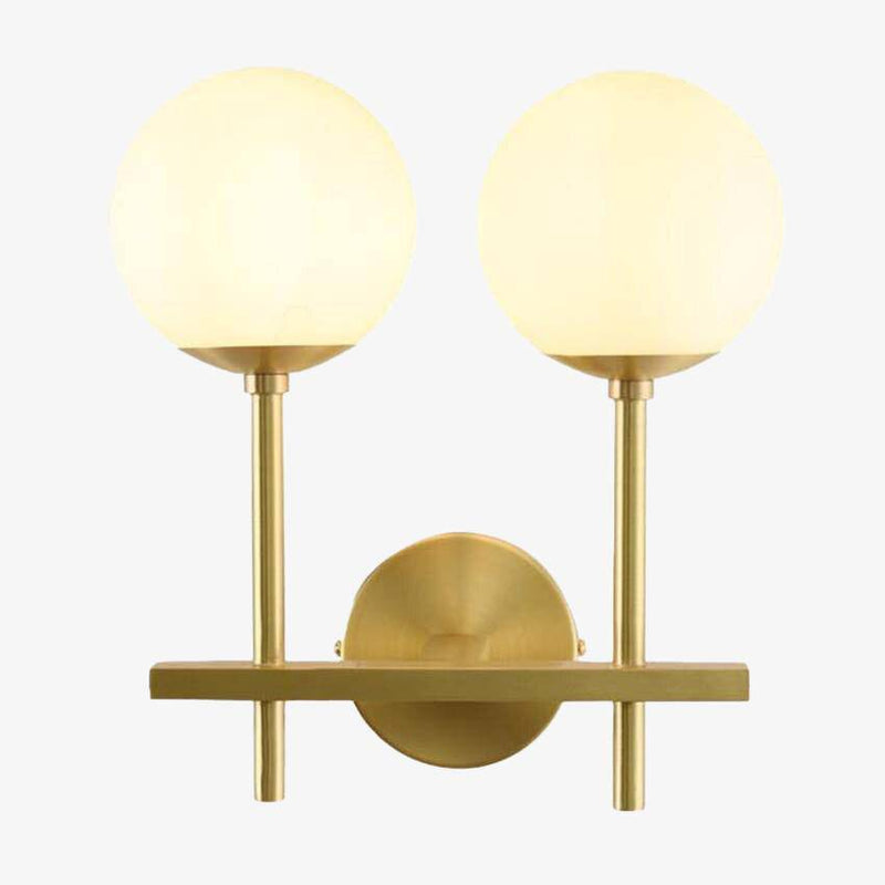 Lámpara de pared design LED en metal dorado Full Luxury