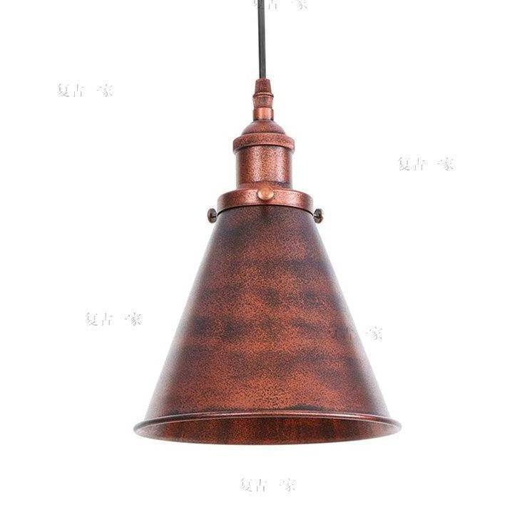pendant light LED design with lampshade conical metal Loft