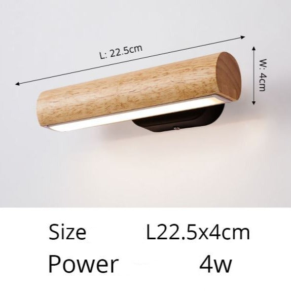 Aplique de madera escandinavo Dania