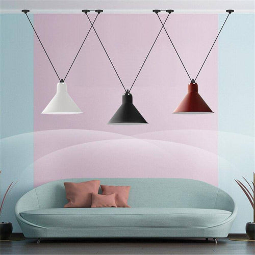 Lustre LED design avec plusieurs lampes suspendues Art