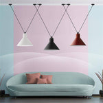 Lustre LED design avec plusieurs lampes suspendues Art