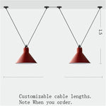 Lustre LED design avec plusieurs lampes suspendues Art