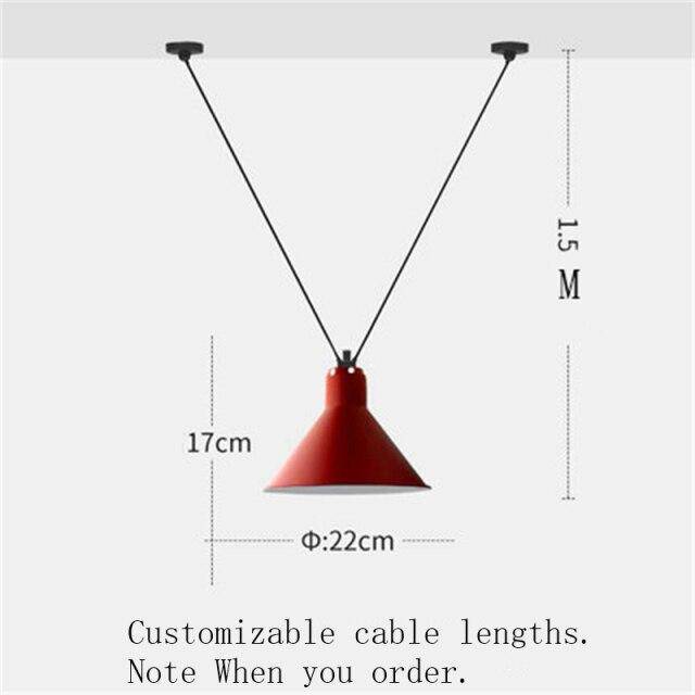 Lustre LED design avec plusieurs lampes suspendues Art