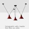 Lustre LED design avec plusieurs lampes suspendues Art
