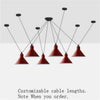 Lustre LED design avec plusieurs lampes suspendues Art