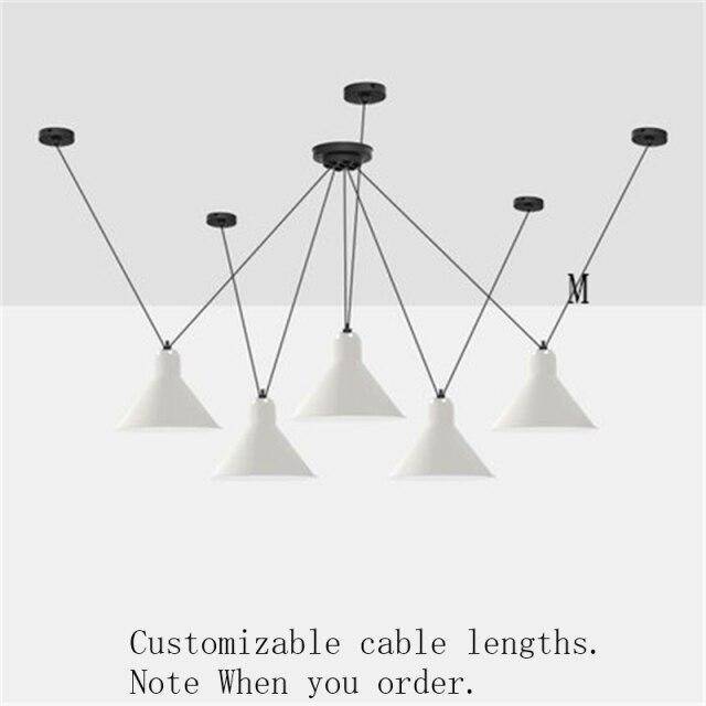 Lustre LED design avec plusieurs lampes suspendues Art - vue 9 sur 25