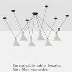 Lustre LED design avec plusieurs lampes suspendues Art